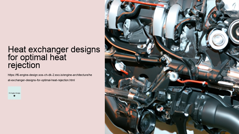 Heat exchanger designs for optimal heat rejection