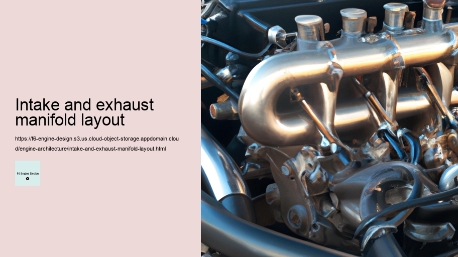 Intake and exhaust manifold layout